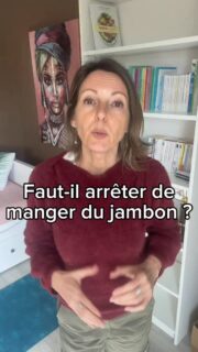 Le jambon est classé cancérogène, continuez-vous à en manger ?
.
#marielaureandre #mangersain #jambon