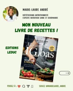 🤩NOUVEAUTE LIVRE DE RECETTES IG BAS 😍 bientôt disponible aux @editionsleduc 
.
60 recettes faciles, IG bas et gourmandes pour toute la famille ! 🚀
.
avec en prime :
👉 une proposition de menu équilibré pour chaque recette
👉 des conseils de chef pour ne pas rater ses recettes
👉  un zoom sur les produits phares IG bas pour bien savoir les utiliser (graines de chia, son d'avoine...)
.
Disponible en pré-commande sur le site de la FNAC (sortie le 21 mai prochain).
.
#igbas  #marielaureandre #livrederecettes