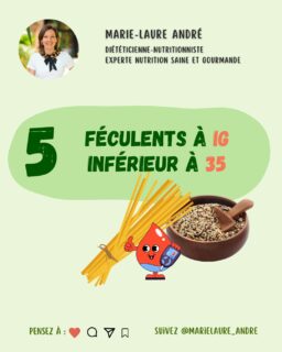 Voici 5 féculents à IG inférieur à 35 ! Qu'est-ce que vous préférez consommer ?
Suivez @marielaure_andre pour des conseils pro en nutrition IG bas et pour des recettes saines et gourmandes 😋
Téléchargez votre guide nutrition IG bas (conseils, menus et recettes 100 % IG bas) : allez vite dans mon profil @marielaure_andre, puis cliquez sur le lien dans la bio 💕

Retrouvez-moi sur YouTube pour des conseils nutrition, minceur et bien-être : plus de 430k fans me font déjà confiance 🎉🍀🌸 : Chaine Youtube "Marie-Laure André, experte IG bas"

Le programme IG bas : https://www.programme-igbas.com/
.
.
.
#igbas #mangersainement #nutrition #marielaureandre