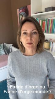 Quelle farine d’orge choisir ? 😁
Et vos, cuisinez-vous souvent avec la farine d’orge ?
.
#marielaureandre #igbas #orge