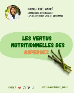 Voici les vertus nutritionnelle des asperges !
Suivez @marielaure_andre  pour des conseils pro en nutrition IG bas et pour des recettes saines et gourmandes 😋
Téléchargez votre guide nutrition IG bas (conseils, menus et recettes 100 % IG bas) : allez vite dans mon profil @marielaure_andre, puis cliquez sur le lien dans la bio 💕

Retrouvez-moi sur YouTube pour des conseils nutrition, minceur et bien-être : plus de 430k fans me font déjà confiance 🎉🍀🌸 : Chaine Youtube "Marie-Laure André, experte IG bas"

Le programme IG bas : https://www.programme-igbas.com/
.
.
.
#mangersainement #nutrition #marielaureandre #igbas #nourrituresaine
